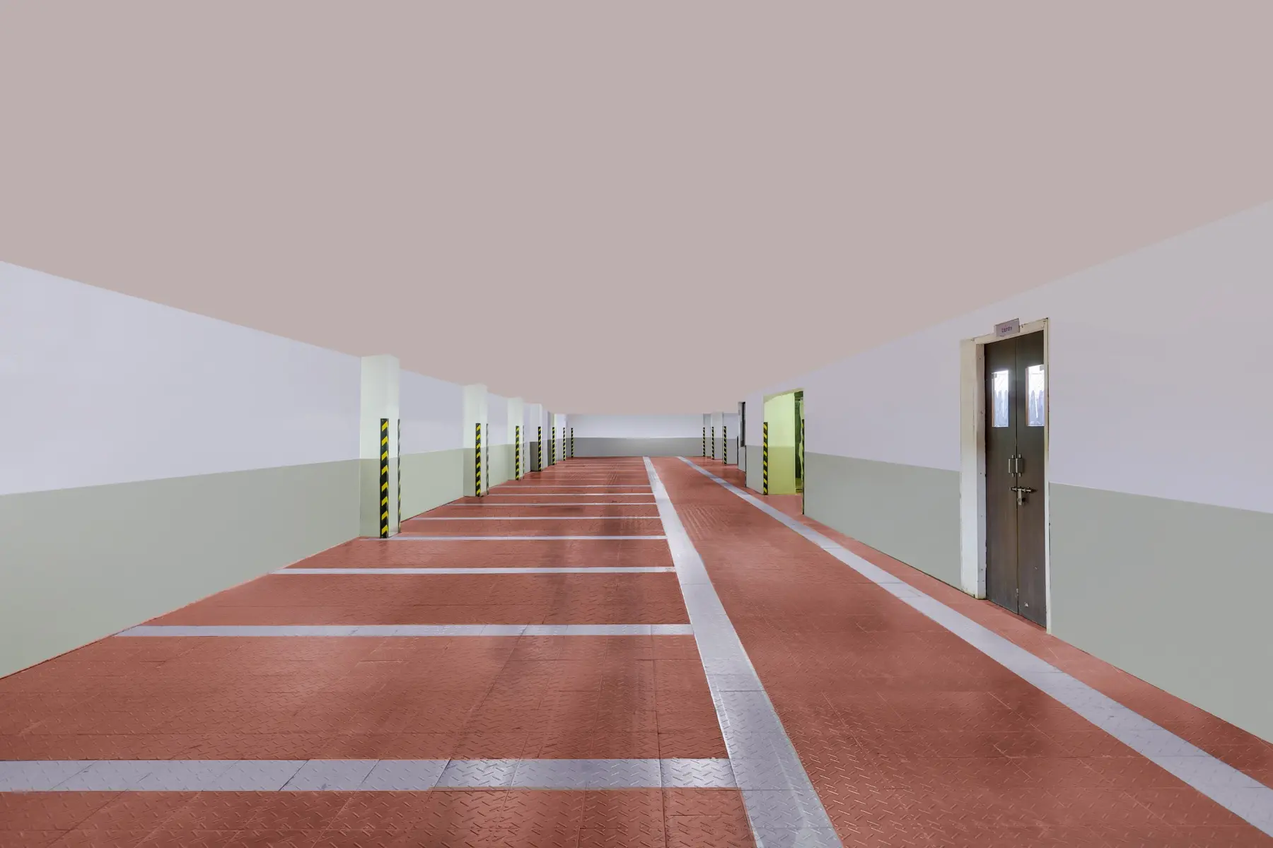 Covered guest parking